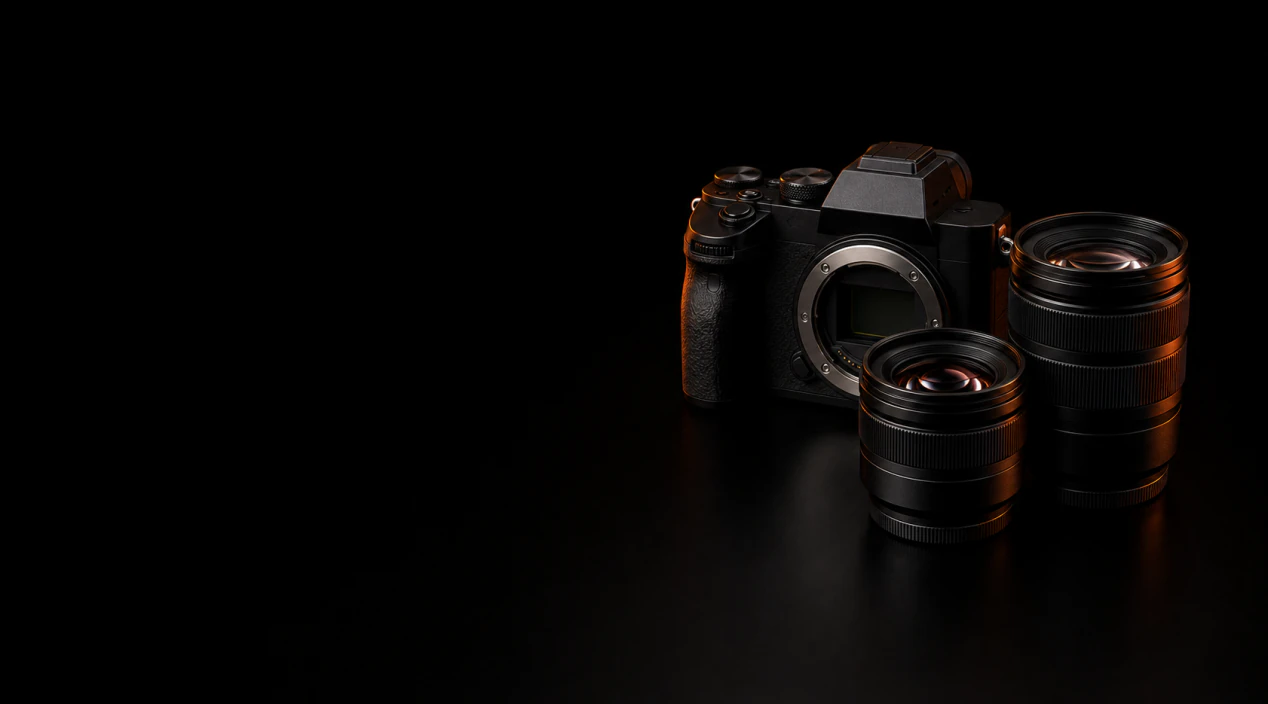 Professionally inspected camera body and lenses