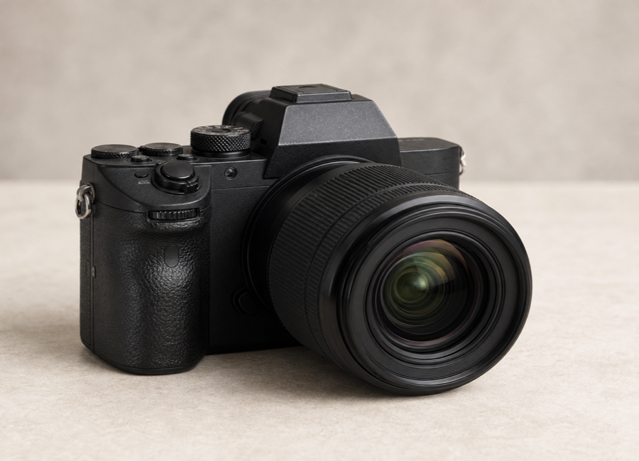 Used camera listing with clear product photography