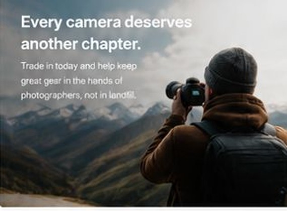 Photographer in a mountain landscape